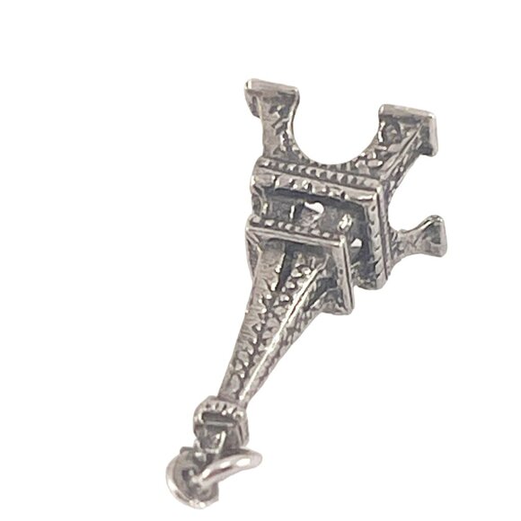 Eiffel Tower Charm Sterling Paris Travel Charm - Picture 7 of 7